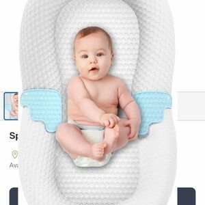 Baby newborn nest Support with Blue Accents